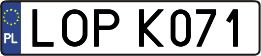 LOPK071
