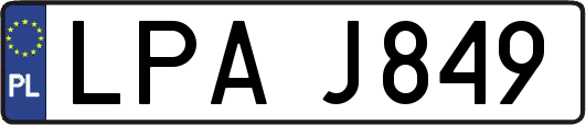 LPAJ849