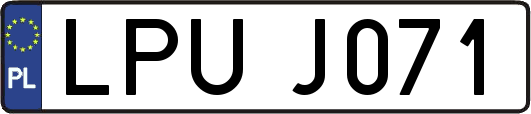 LPUJ071