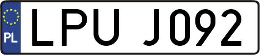 LPUJ092