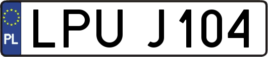 LPUJ104