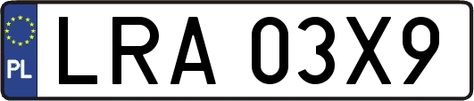 LRA03X9