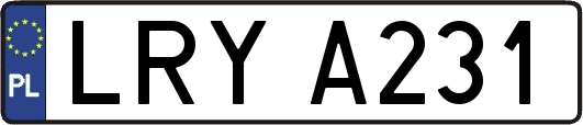 LRYA231