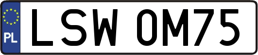 LSW0M75