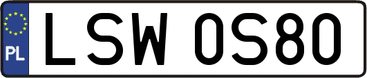 LSW0S80