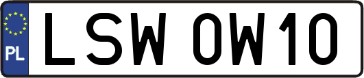 LSW0W10