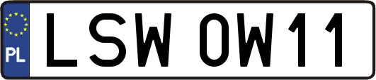 LSW0W11