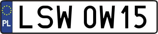 LSW0W15