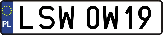 LSW0W19