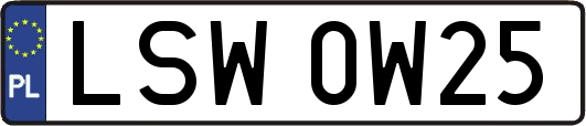 LSW0W25