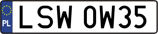 LSW0W35