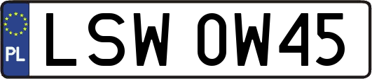LSW0W45