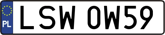 LSW0W59
