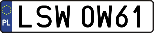 LSW0W61