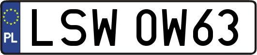 LSW0W63