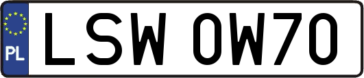 LSW0W70