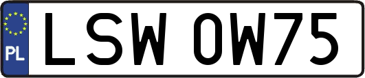LSW0W75