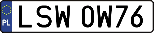 LSW0W76