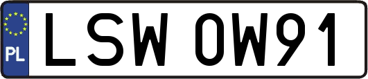 LSW0W91