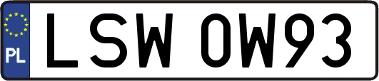 LSW0W93