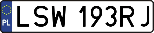 LSW193RJ