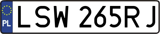 LSW265RJ