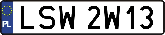 LSW2W13