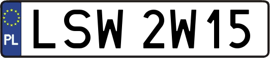 LSW2W15