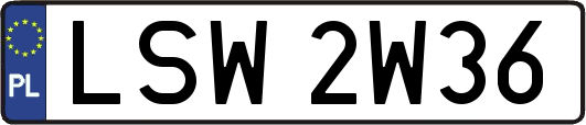 LSW2W36