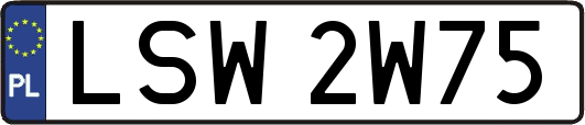 LSW2W75