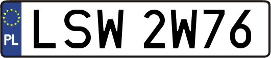 LSW2W76