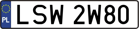 LSW2W80