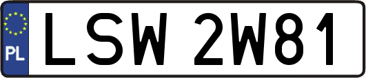 LSW2W81