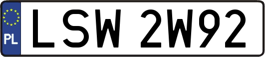 LSW2W92