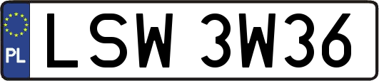 LSW3W36