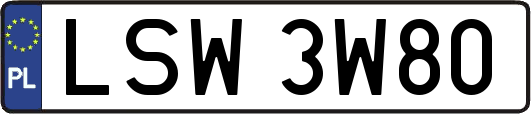 LSW3W80