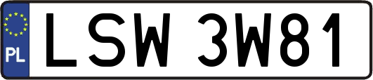 LSW3W81