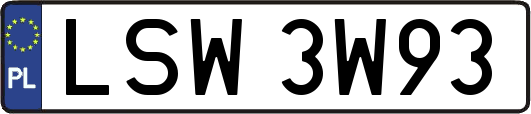 LSW3W93