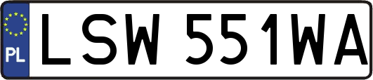 LSW551WA