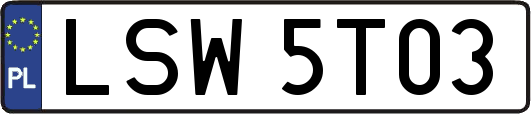 LSW5T03