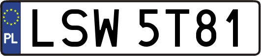 LSW5T81