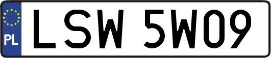 LSW5W09