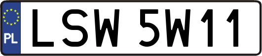 LSW5W11