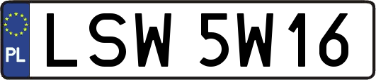 LSW5W16