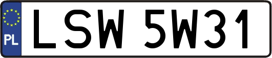LSW5W31