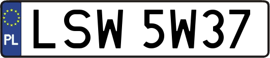 LSW5W37
