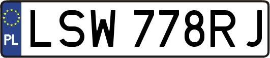 LSW778RJ