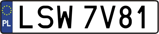 LSW7V81