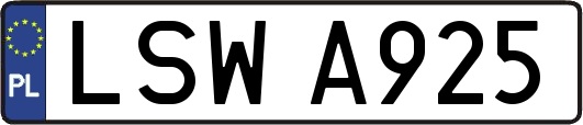 LSWA925