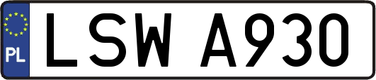 LSWA930